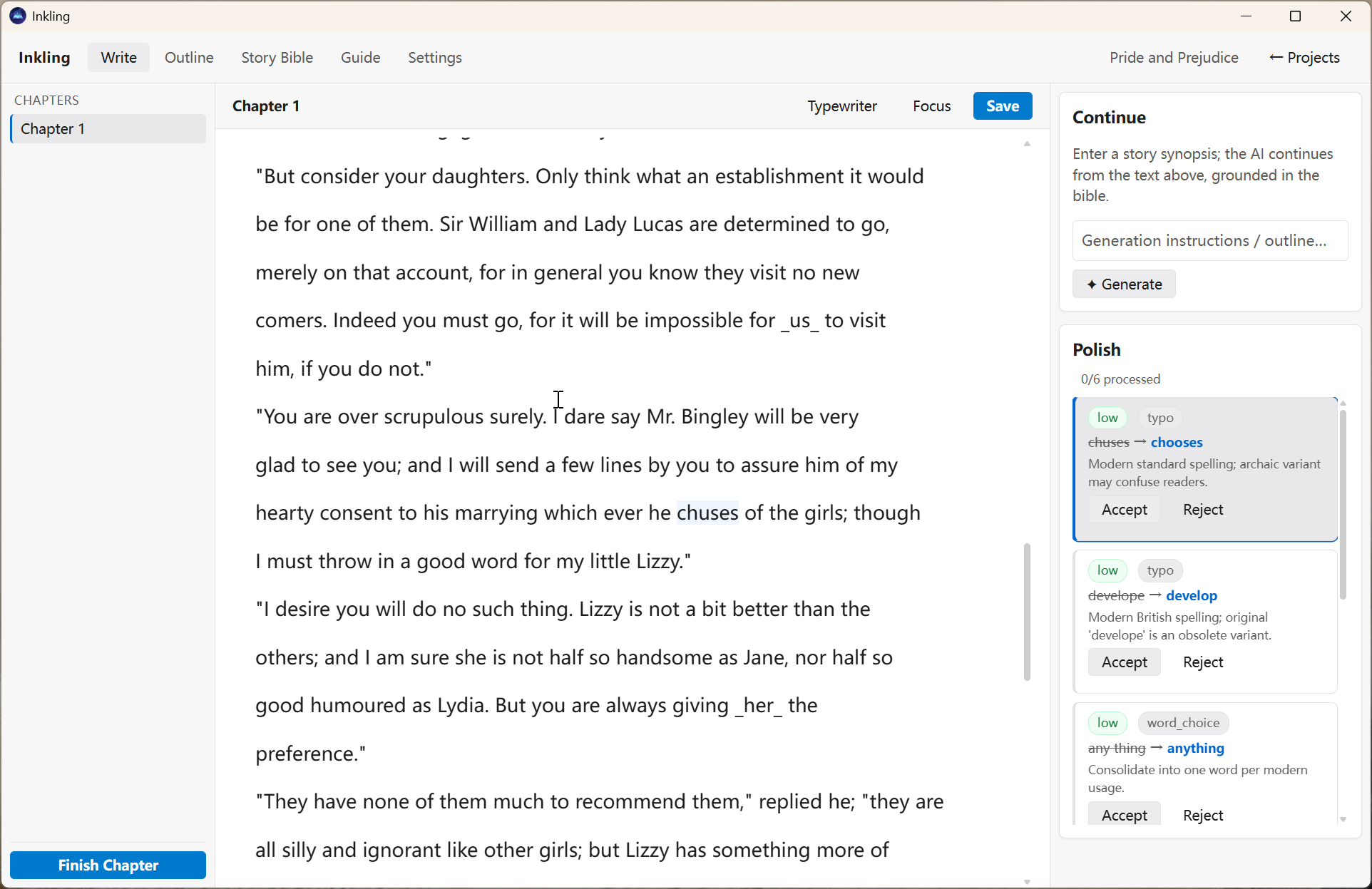 Inkwright screenshot 1